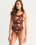 Pe’ahi Womens One-Piece Swimsuit (brown)