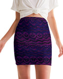 Kekai Womens Mini Skirt (purple/blue)