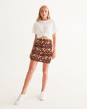 Pe’ahi Womens Mini Skirt (Brown)