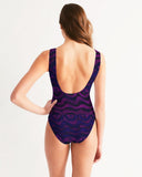 Kekai Womens One-Piece Swimsuit (purple/blue)
