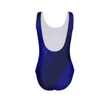 Hele Womens One-Piece Swimsuit (Blue)