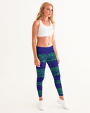 Kekai Womens Yoga Pants (Blue/green)