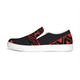 Hawaiian Pride Slip-On Canvas Shoe (Black/Red)