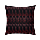 Hele Throw Pillow Case 18"x18" (Red)
