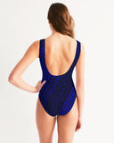 Hele Womens One-Piece Swimsuit (Blue)