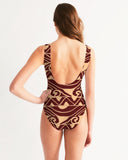 Pe’ahi Womens One-Piece Swimsuit (brown)
