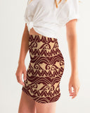 Pe’ahi Womens Mini Skirt (Brown)