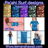 Pe’ahi Design Youth Swimsuit (purple)