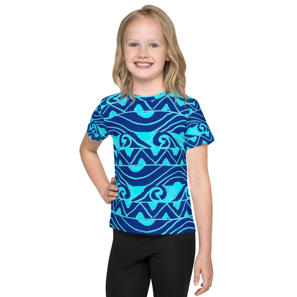 Pe’ahi Kids Unisex Toddler T-Shirt (Blue)
