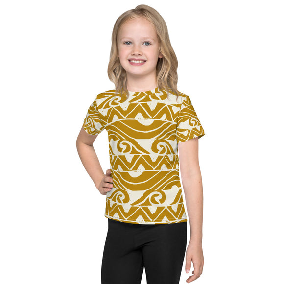 Pe’ahi Kids Unisex Toddler T-Shirt (gold)