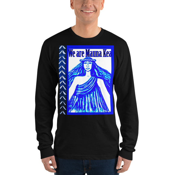 Ka Mauna Kapu (Snow Goddess) Unisex Long Sleeve T-shirt
